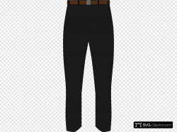 Black Pants Clip art, Icon and SVG - SVG Clipart