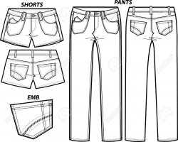 Free Pant Clipart dark clothes, Download Free Clip Art on ...
