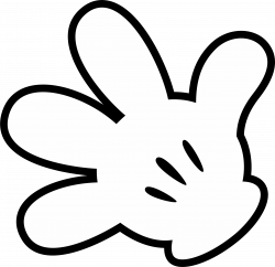 28+ Collection of Mickey Mouse Glove Clipart | High quality, free ...