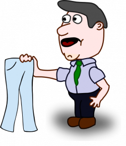 Man Holding Pants Clip Art at Clker.com - vector clip art online ...