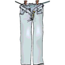 Pants Jeans clipart, cliparts of Pants Jeans free download ...