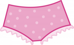 Clipart - Pink dotted panties