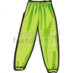 sweatpants001. Royalty-free clipart # 138050