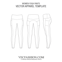 28+ Collection of Yoga Pants Drawing | High quality, free cliparts ...