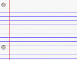 Lined paper notebook paper clipart - ClipartBarn