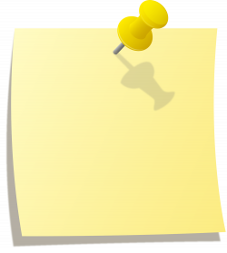 stick note paper Blank png
