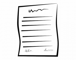 Sign Icon Paper Law Cartoon Free Documents - Document ...