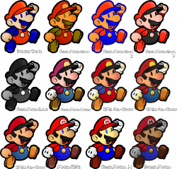 Paper Mario Colours by Doctor-G on DeviantArt
