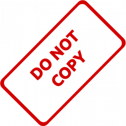 Do not copy watermark paper