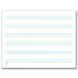 Three-Lined Handwriting Paper & Bonus 