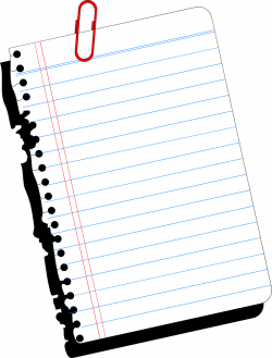 Ruled paper Notebook Printing and writing paper Clip art - paper ...