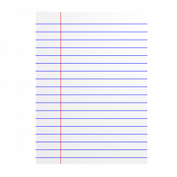 Clipart - Lined paper icon