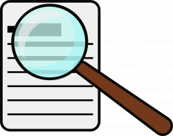 Clipart - magnifying glass