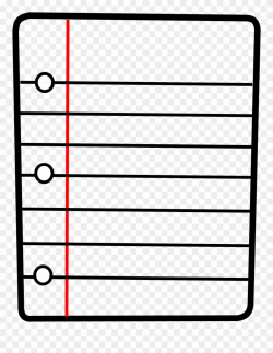 Printing And Writing Paper Notebook Paper Clip Drawing ...