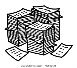 Clipart Paper Stack Papers – Graphics – Illustrations – Free ...