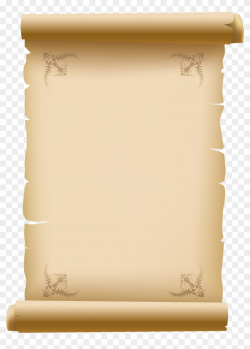 Scrolled Old Decorative Paper Png Clipart Picture - Old ...