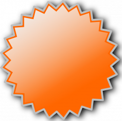 OnlineLabels Clip Art - Basic Starburst Badge