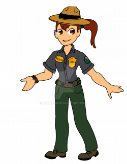 Junior Park Ranger Girl (colored) by Eradrom on DeviantArt