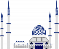 OnlineLabels Clip Art - Sultan Salahuddin Abdul Aziz Shah Mosque ...