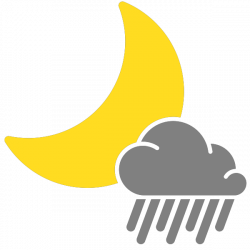 simple weather icons scattered showers night | SVG(VECTOR):Public ...