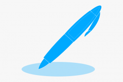 Pen Clipart Blue Pen - Pen Clipart Blue #343055 - Free ...