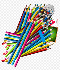 School Pencil Decor Png Clipart - Bunch Pen Png, Transparent ...