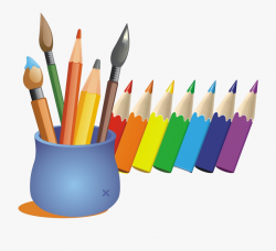 Cartoon Color Pen Transprent Png Free Download Ⓒ - Color ...