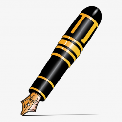 Pens Fountain Pen Pencil Drawing Ballpoint Pen - Clip Art Of ...