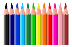 Colored Pencils Clipart Group (50+)