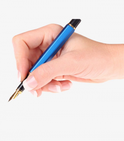 Hand Holding A Pen Writing, Hand, Finger, Palm PNG ...