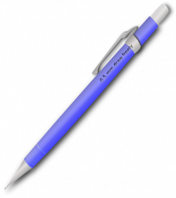 Blue Mechanical Pencil Clip Art at Clker.com - vector clip art ...