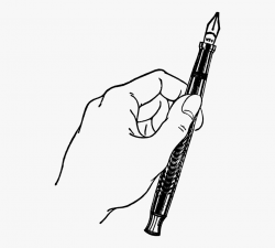 Paper Pens Fountain Pen Quill Drawing - Clip Art Hands With ...