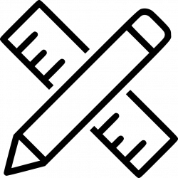 Supplies Ruler Pen Pencil Svg Png Icon Free Download (#535364 ...