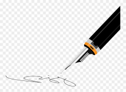 Contract Clipart Pen Signing - Png Download (#270767 ...