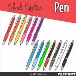 Pen School Supplies ClipArt