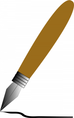 fountain pen - vector Clip Art - Clip Art Library