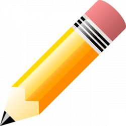 Yellow Pencil Clipart