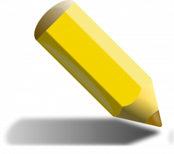 Free Clipart: Yellow Pencil | Objects | Yellow | Pinterest | Vector ...