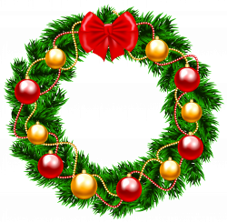 Holley Clipart Christmas Wreath Pencil And In Color | Art of Ideas