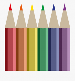 Crayons Transparent Row - Color Pencils Cartoon #108286 ...