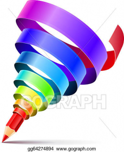 Vector Art - Creative art pencil design concept. EPS clipart ...