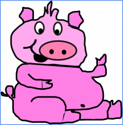 Astonishing Pig Clipart Pink Pencil And In Color Of Cute Head ...