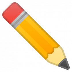 Pencil Icon | Noto Emoji Objects Iconset | Google