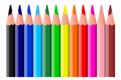 Clipart - Coloured Pencils