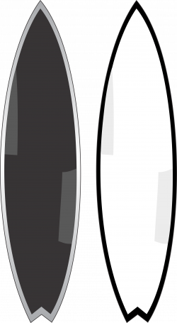 Templates clipart surfboard - Pencil and in color templates clipart ...