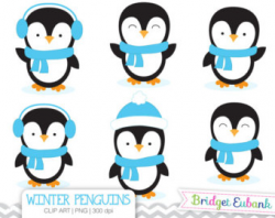 Penguin clipart | Etsy