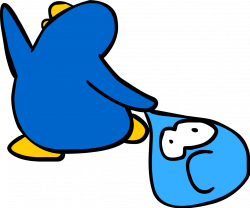 Image - Puffle Bowling Old Blue Penguin.PNG | Club Penguin Wiki ...