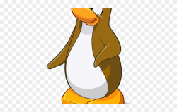 Brown Clipart Penguin - Png Download (#1887535) - PinClipart