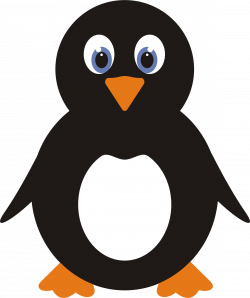 Clipart - Cute Penguin