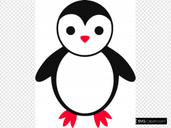 Cute Baby Penguin Clip art, Icon and SVG - SVG Clipart